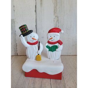 Hallmark music motion Caroling snowmen animated Xmas